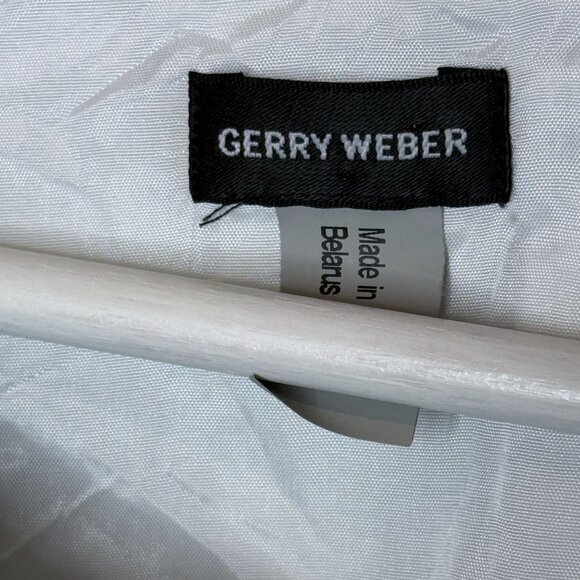 Gerry Weber Dress Womens Preppy Old Money Size UK 38 8 Blue Abstract Print Work - Picture 8 of 16